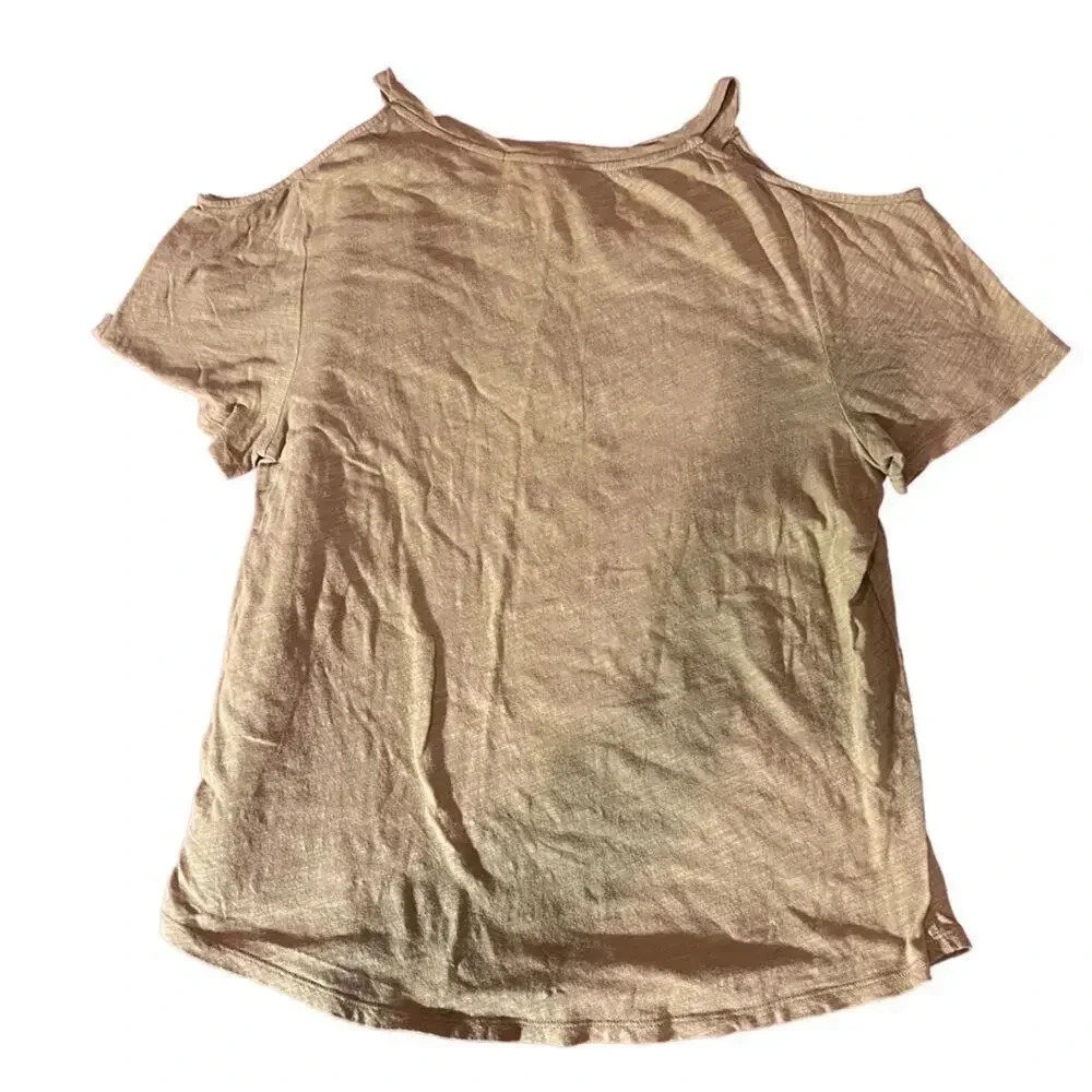 Anthropologie‎ Maeve Cold Shoulder Top Size Medium